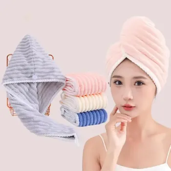 MBarii Magic Hair Towel | ভেজা চুল শুকানোর সহজ সমাধান | নরম, দ্রুত শোষণক্ষম ও আরামদায়ক